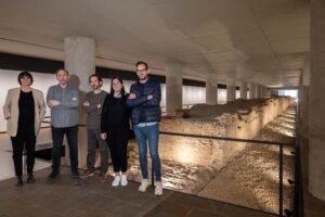 Presentación de la restauración de la muralla medieval y la renovación de la sala Pinazo del IVAM